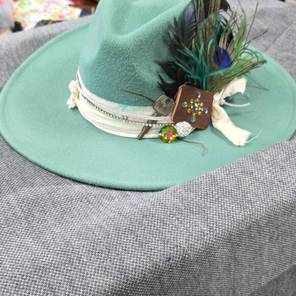 One-of-a-Kind Western Cowgirl Hat – Handmade & Adjustable main image 9
